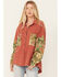 Image #1 - POL Women's Tapestry Shacket, Rust Copper, hi-res