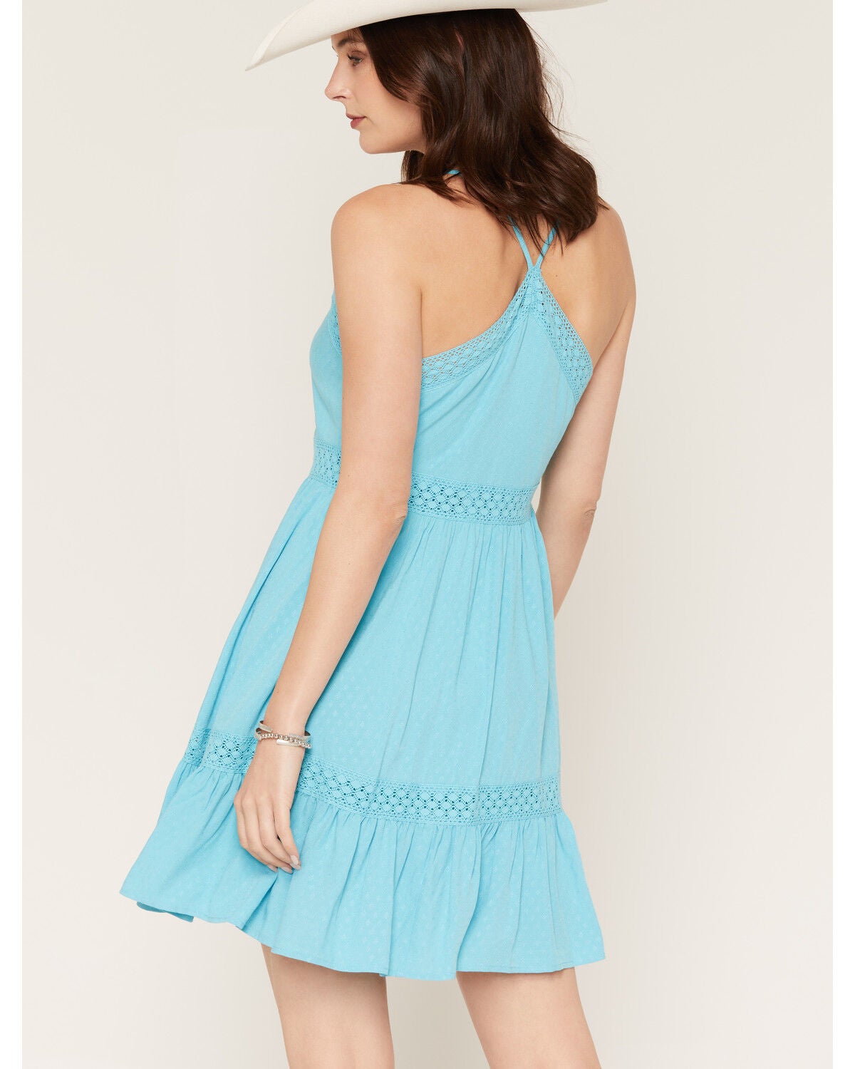 orson mini dress ORSON SLEEVELESS APPLIQUE RUFFLE MINI DRESS – Mable Clothing