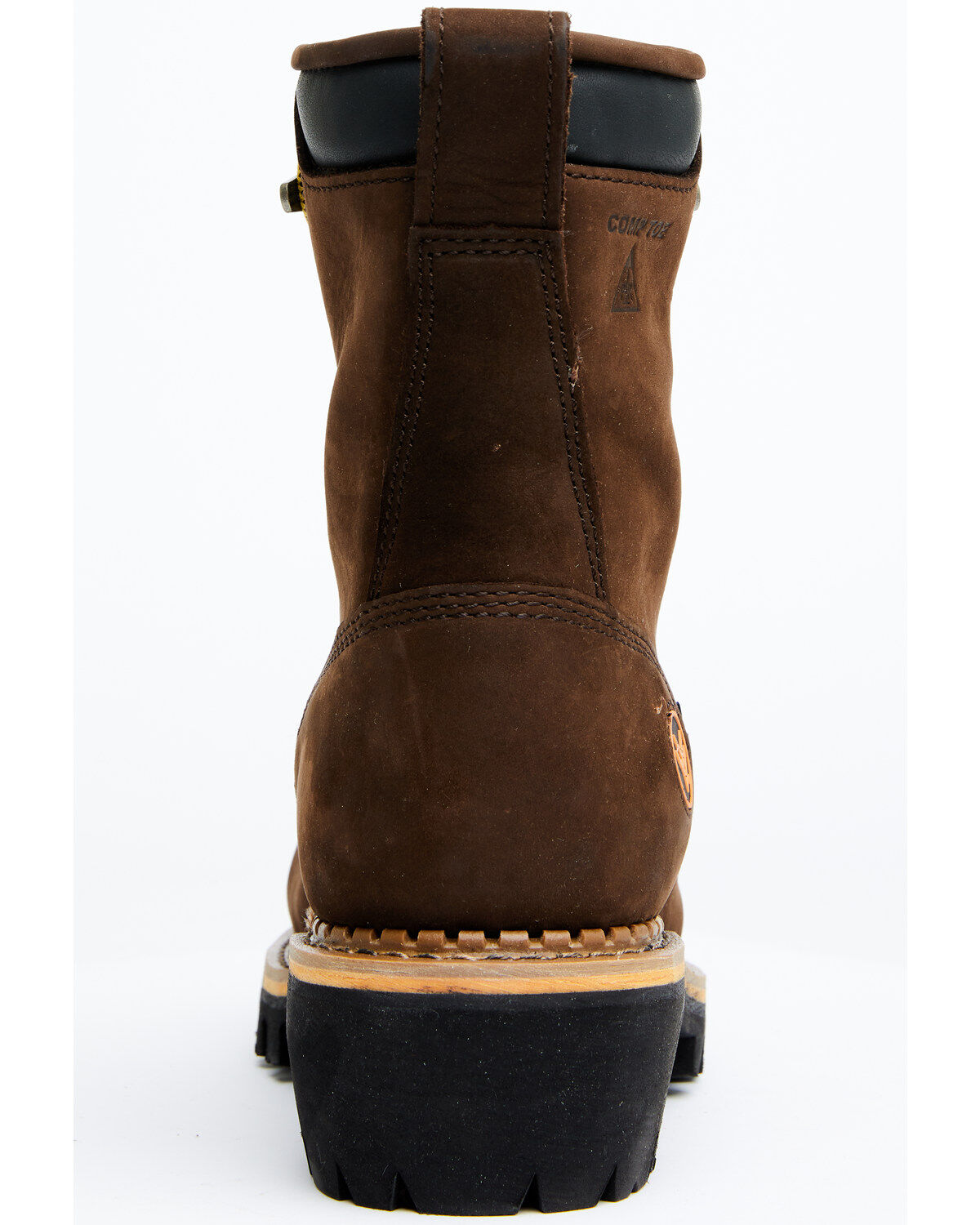 Image #7 - Hawx Men's Lineman Lace-Up Waterproof Work Boot - Composite Toe, Brown, hi-res