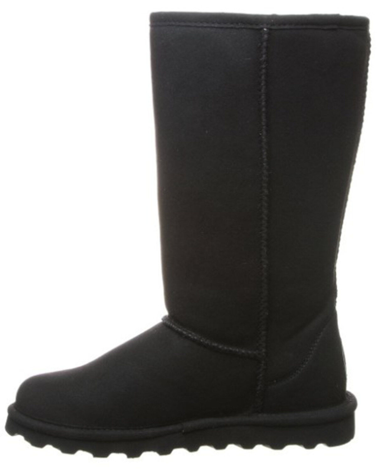 Image #3 - Bearpaw Women's Elle Short Vegan Casual Boots - Round Toe, Black, hi-res