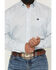 Image #3 - Cinch Men's Floral Geo Print Long Sleeve Button-Down Western Shirt, Light Blue, hi-res