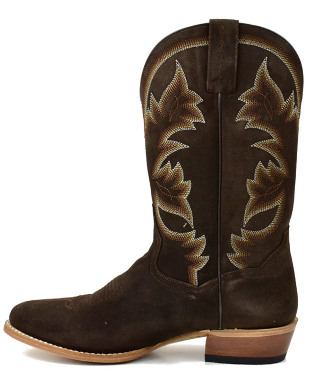 Image #3 - Dan Post Men's Becker Western Boots - Round Toe, Dark Brown, hi-res