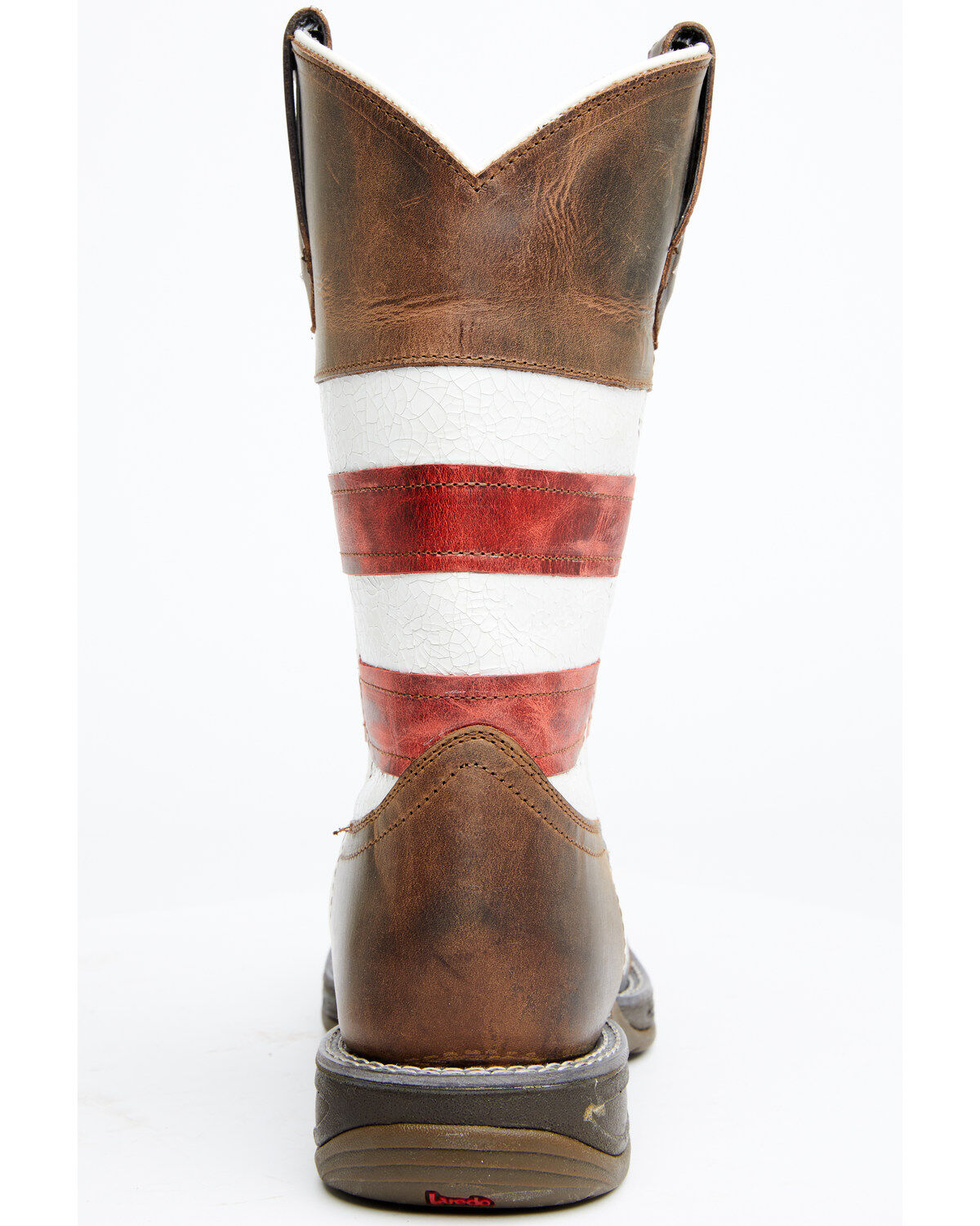 Image #5 - Laredo Men's Hancock Western Boots - Broad Square Toe, Brown, hi-res