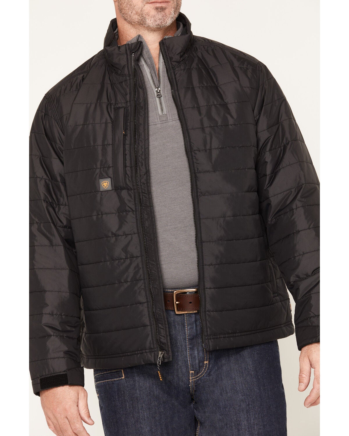 Image #3 - Ariat Men's Cordura &reg; Ripstop Lightweight Insulated Jacket, Black, hi-res