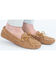 Minnetonka Women's Sheepskin Softsole Moccasins, Tan, hi-res