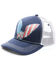 Image #1 - Moonshine Spirit Men's American Eagle Mesh-Back Ball Cap, Navy, hi-res