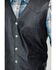 Image #4 - Cody James Men's Deadwood Vest, Black, hi-res