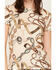 Image #3 - Shyanne Women's Belts and Bracelets Concho Short Sleeve Graphic Tee, Natural, hi-res