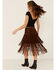 Image #4 - Stetson Women's Brown Fringe Suede Skirt, Brown, hi-res