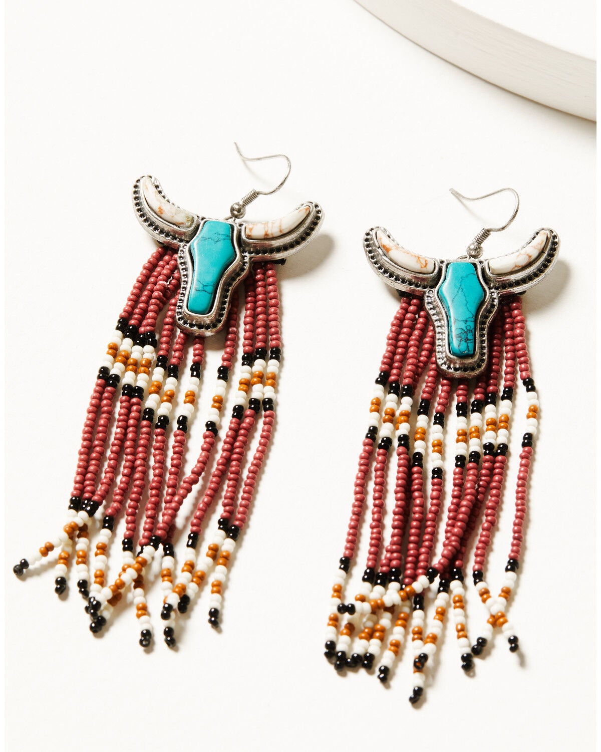 Idyllwind Women's Riverbend Seed Bead Fringe Earrings, Multi, hi-res