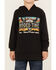 Rock & Roll Denim Boys' Rodeo Time Dale Brisby Hooded Sweatshirt , Black, hi-res