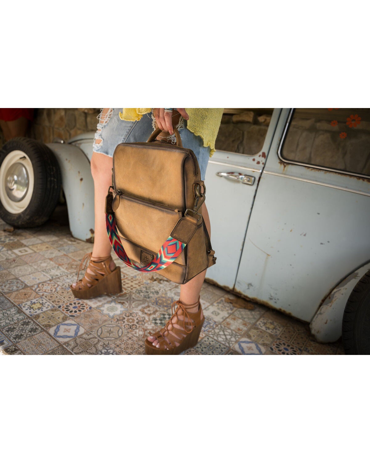 Image #8 - STS Ranchwear By Carroll Women's Baroness Basic Bliss Backpack, Brown, hi-res