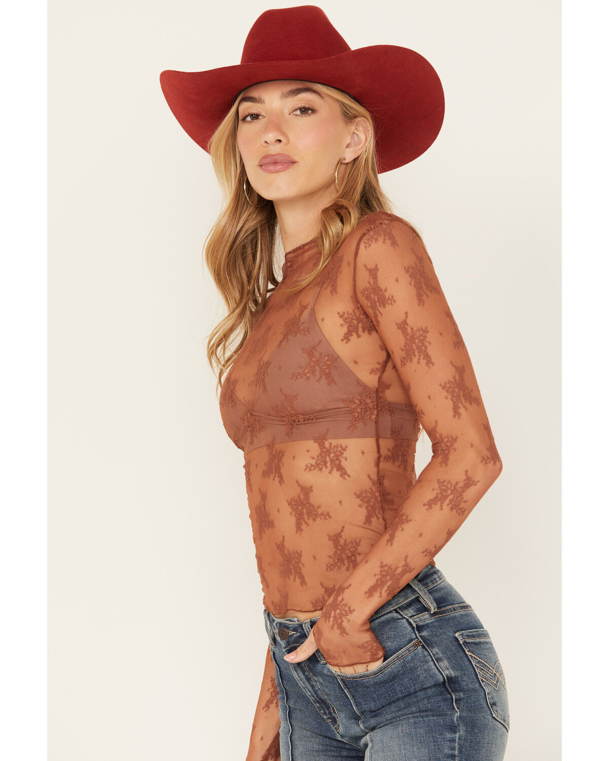 Image #2 - Free People Women's Lady Lux Layering Top, Bronze, hi-res