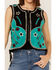 Double D Ranch Women's Roping The Wind Vest, Black, hi-res