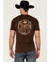 Image #4 - Cinch Men's Brown Logo Graphic Short Sleeve T-Shirt , , hi-res