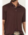 Image #3 - Ariat Men's Team Logo Short Sleeve Button-Down Polo Shirt, Burgundy, hi-res