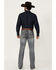 Image #3 - Rock & Roll Denim Men's Double Barrel Medium Wash Relaxed Bootcut Denim Jeans, Medium Wash, hi-res