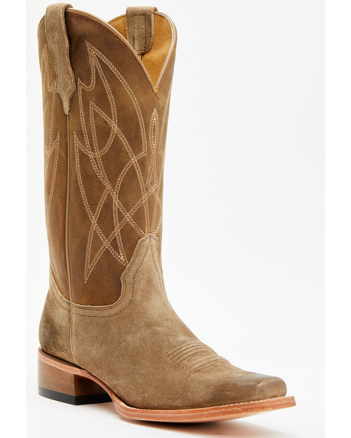 Image #1 - Shyanne Women's Wesley Western Boots - Square Toe, Brown, hi-res