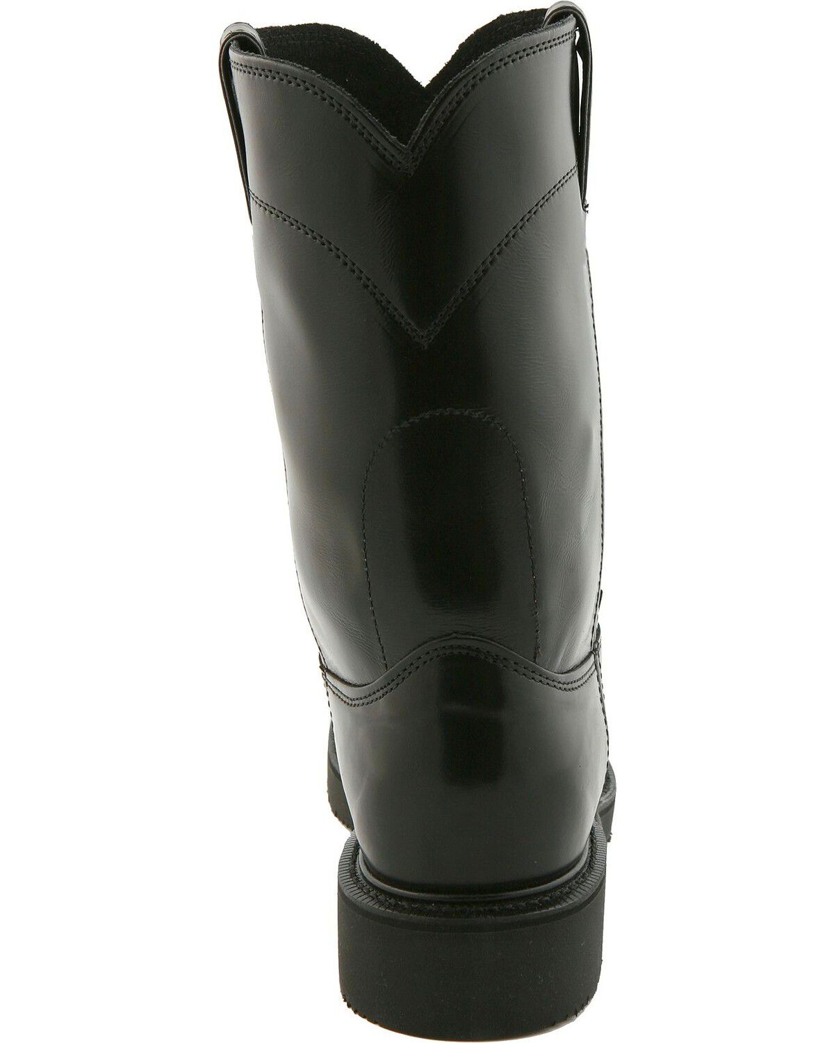 black justin work boots