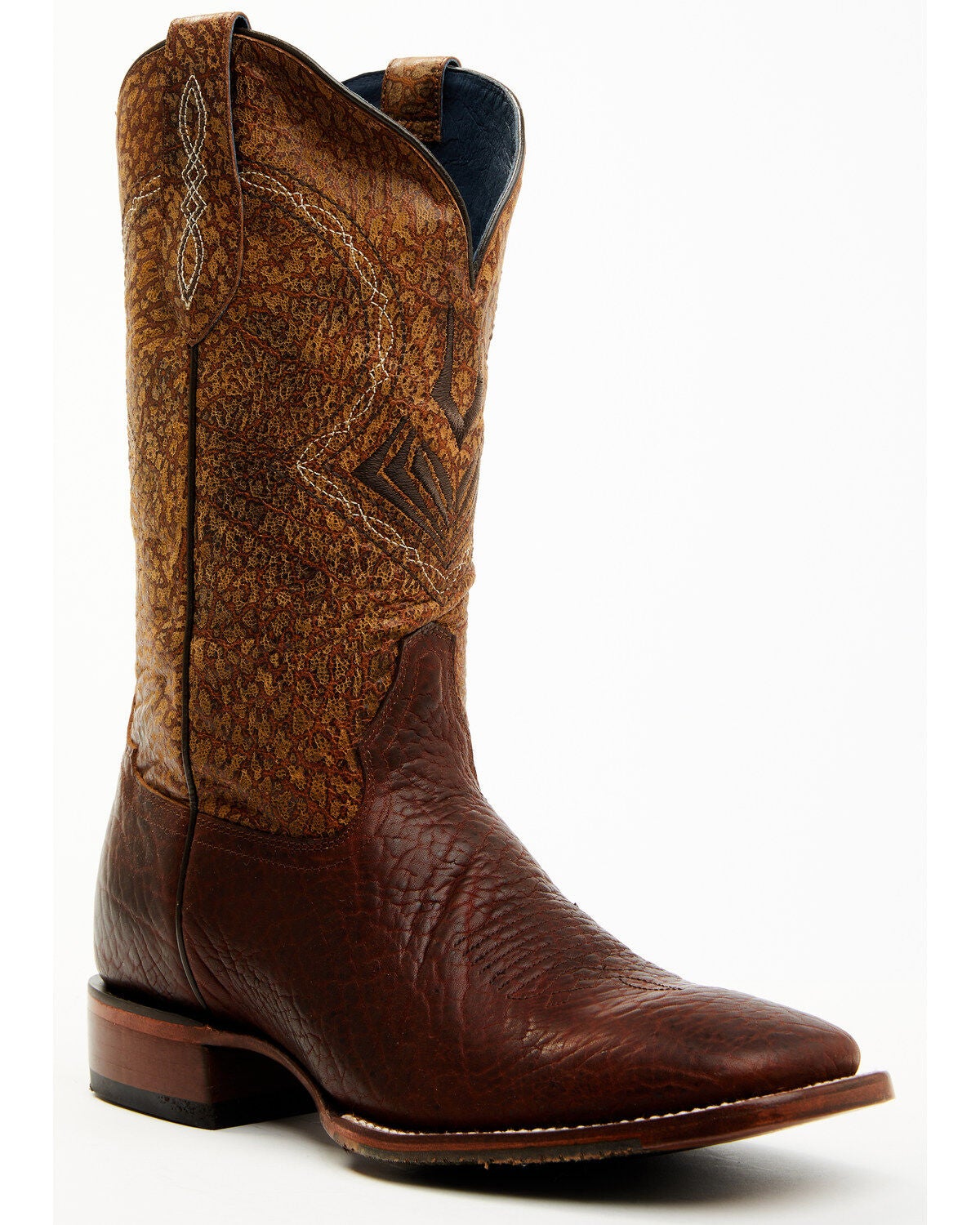 Cody James Men's Blue Collection Western Performance Boots - Broad Square Toe, Brown, hi-res