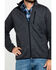 Image #4 - Stetson Men's Charcoal Fuzzy Bonded Sweater, Grey, hi-res