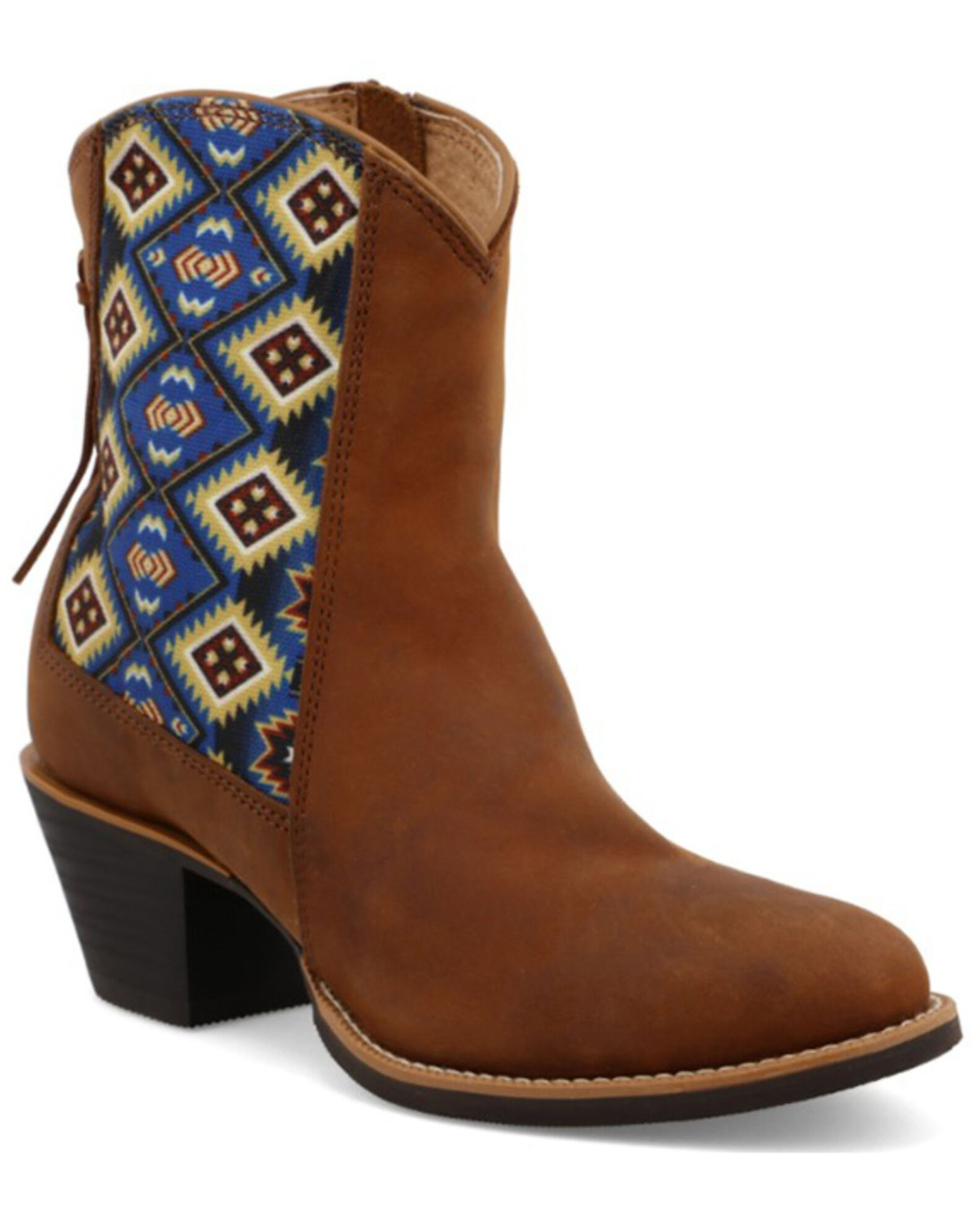 Image #1 - Wrangler Footwear Women's Free Spirit Fashion Booties - Round Toe, Lt Brown, hi-res