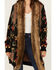 Image #3 - Panhandle Women's Southwestern Print Fur Trim Cardigan, , hi-res