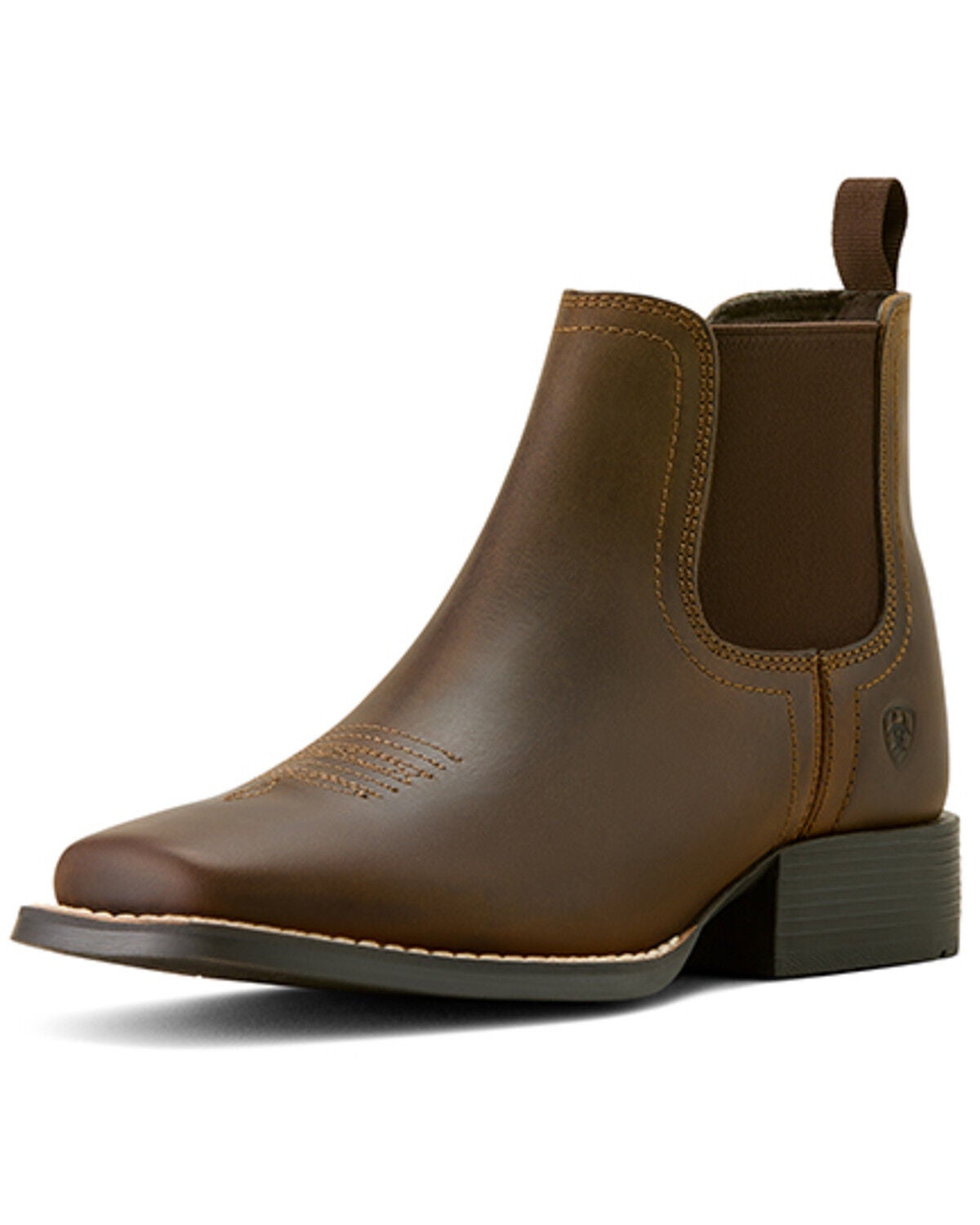Product Name:  Ariat Boys' Booker Distressed Chelsea Boots - Broad Square Toe