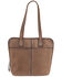Image #2 - STS Ranchwear By Carroll Women's Cowhide Shopper Laptop Carrying Case, Brown, hi-res