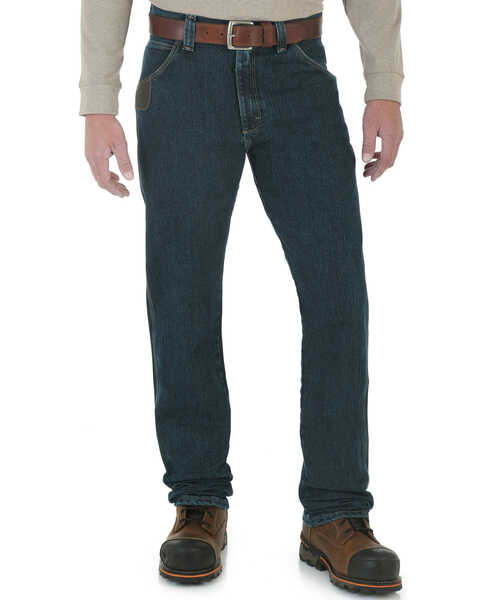 Image #3 - Wrangler Riggs Men's Advanced Comfort Relaxed Bootcut Jeans, , hi-res