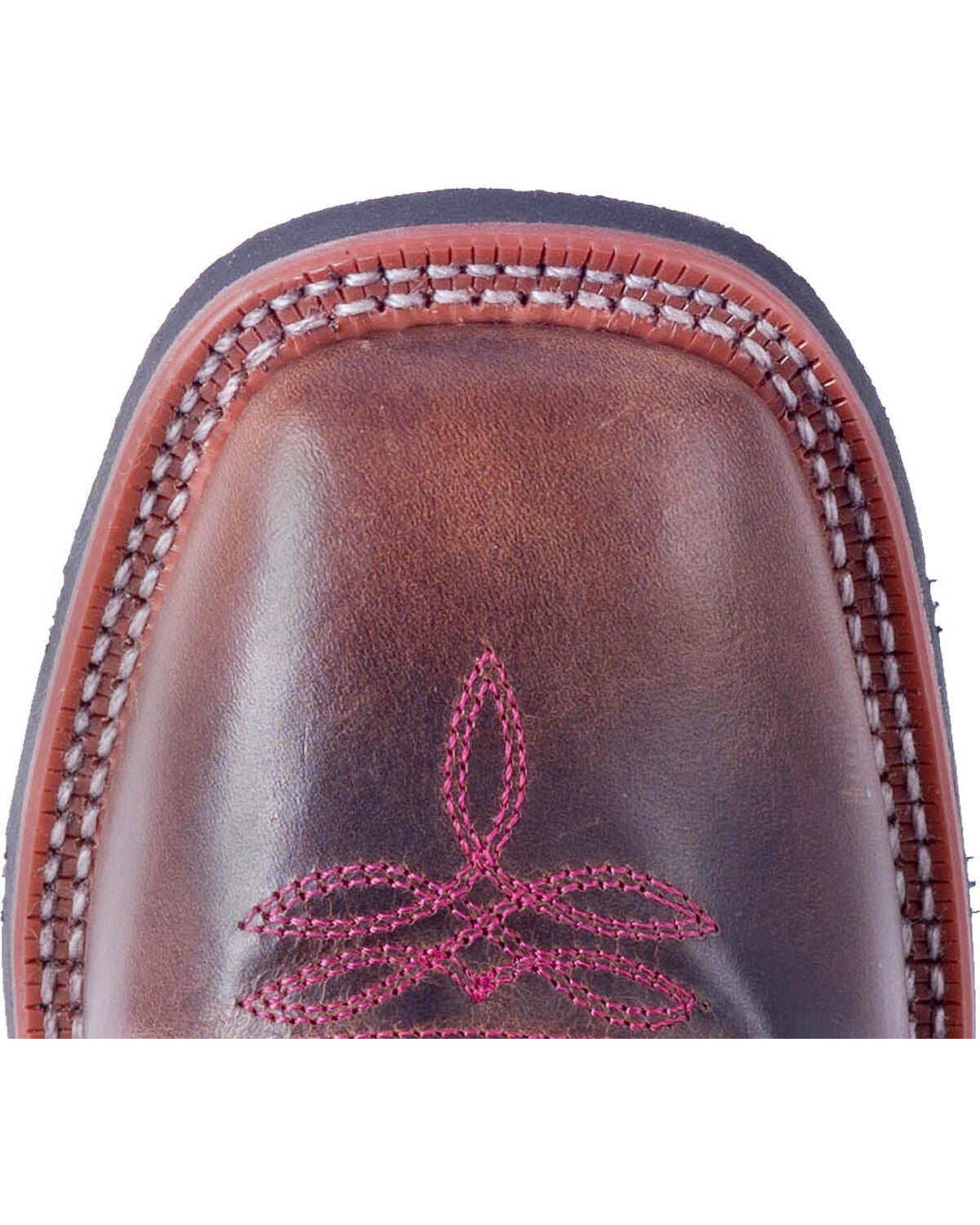 Image #6 - Laredo Women's Lola Purple Tan Inlay Western Performance Boots - Square Toe, , hi-res