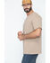 Carhartt Men's Loose Fit Heavyweight Logo Pocket Work T-Shirt - Big & Tall, Desert, hi-res