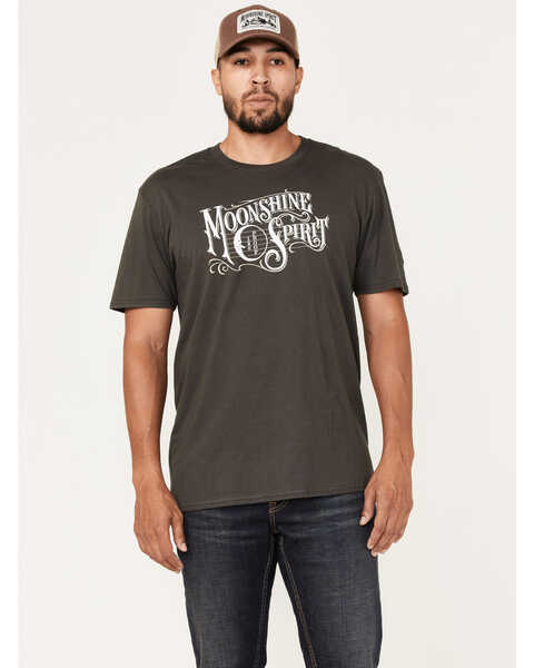 Moonshine Spirit Men's Moon Sound Guitar Graphic T-Shirt , Grey, hi-res