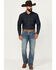 Image #1 - Ariat Men's M4 Soquel Sebastian Medium Wash Relaxed Bootcut Rigid Jeans - Big, , hi-res