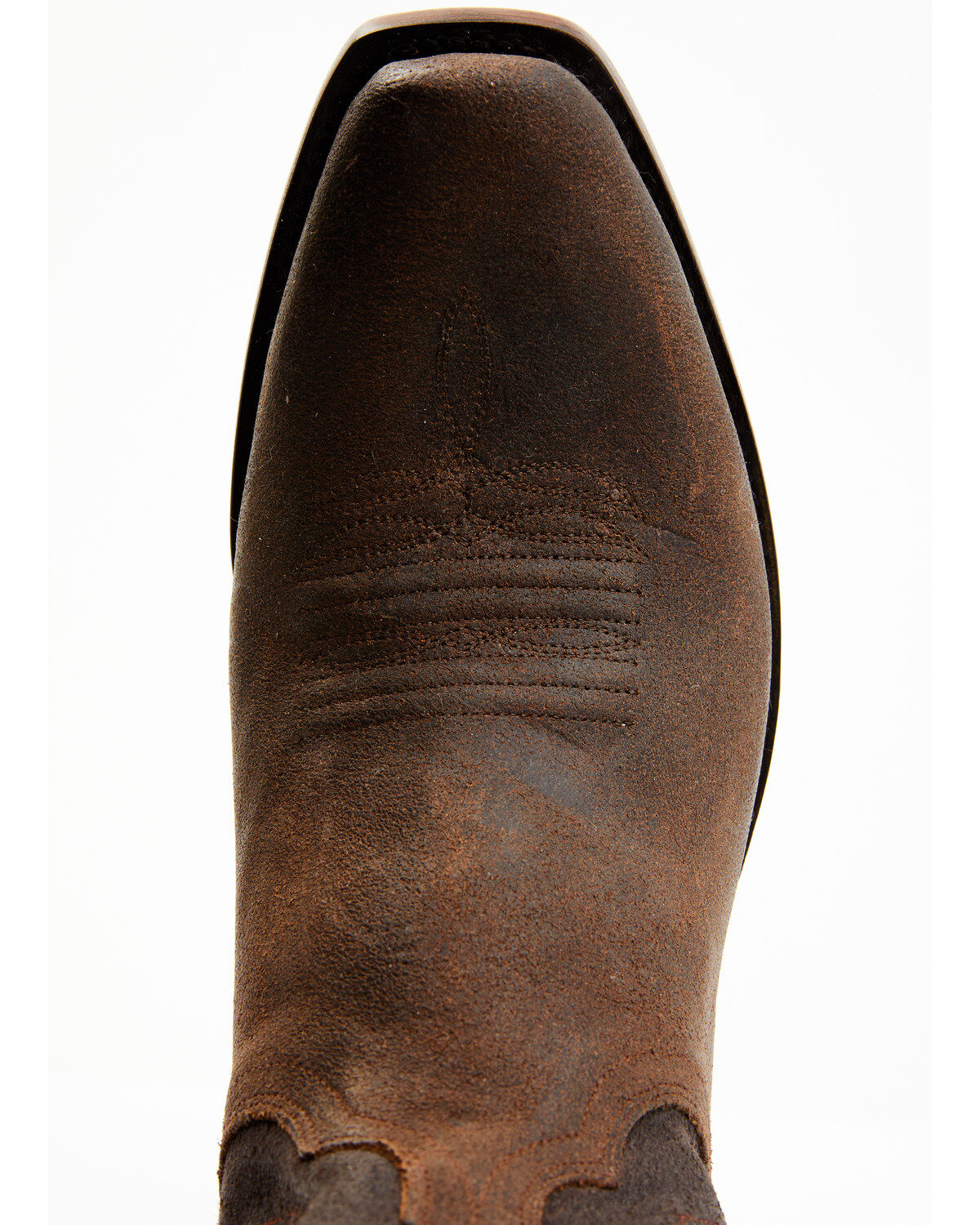 Image #6 - Lucchese Men's Brazos Western Boots - Square Toe, Brown, hi-res