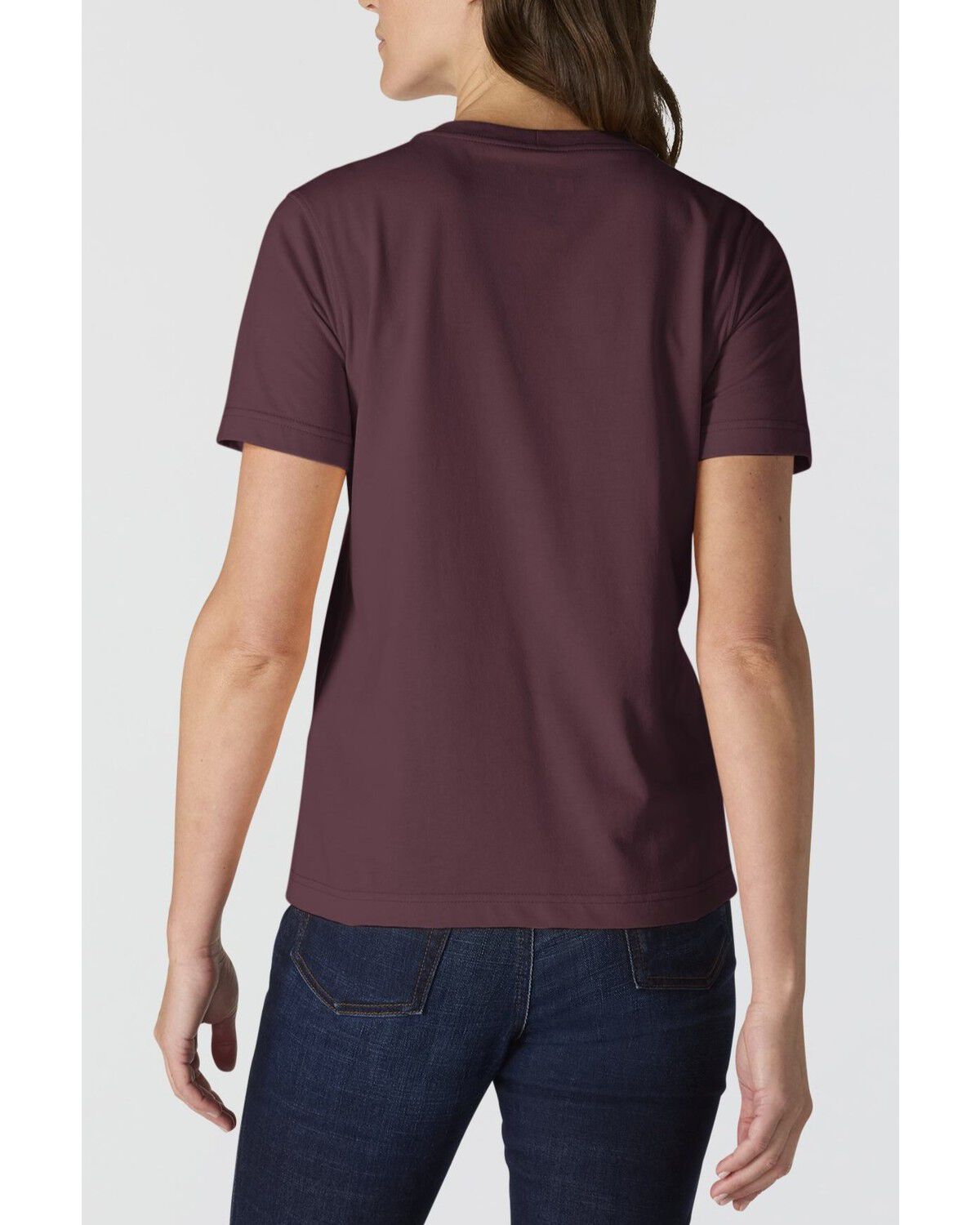 Image #2 - Carhartt Women's Durham Short Sleeve Work Overshirt, Burgundy, hi-res