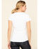 Image #2 - Dovetail Workwear Women's White Solid V-Neck Work Tee, White, hi-res