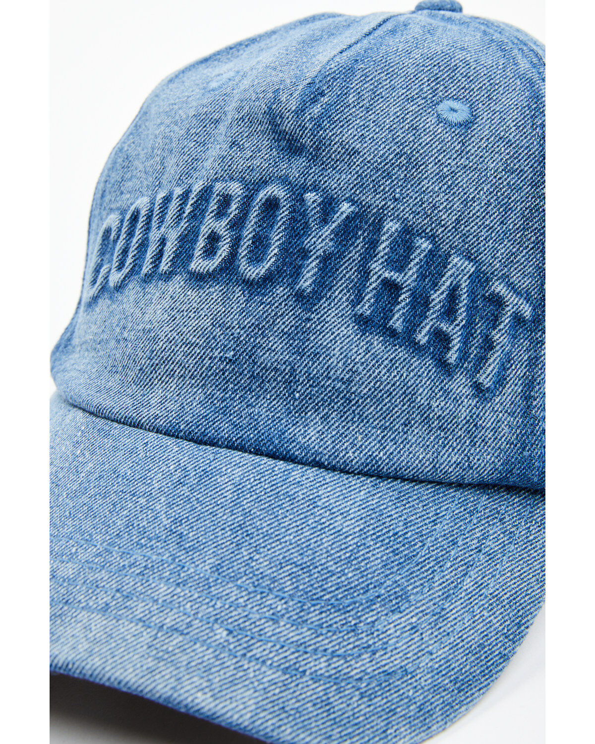 Image #2 - Shyanne Women's Denim Cowboy Hat Baseball Cap, Blue, hi-res