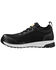 Image #3 - Carhartt Men's Force Work Shoes - Nano Composite Toe, Black/white, hi-res