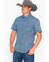 Image #5 - Rock & Roll Denim Men's Crinkle Washed Poplin Short Sleeve Western Shirt, , hi-res