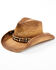 Image #1 - Shyanne Women's Caz Straw Cowboy Hat, Tan, hi-res