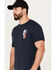 Howitzer Men's Alpha Patriot Graphic T-Shirt, Navy, hi-res