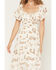 Image #3 - Shyanne Women's Western Print Flutter Sleeve High-Low Midi Dress, Ivory, hi-res