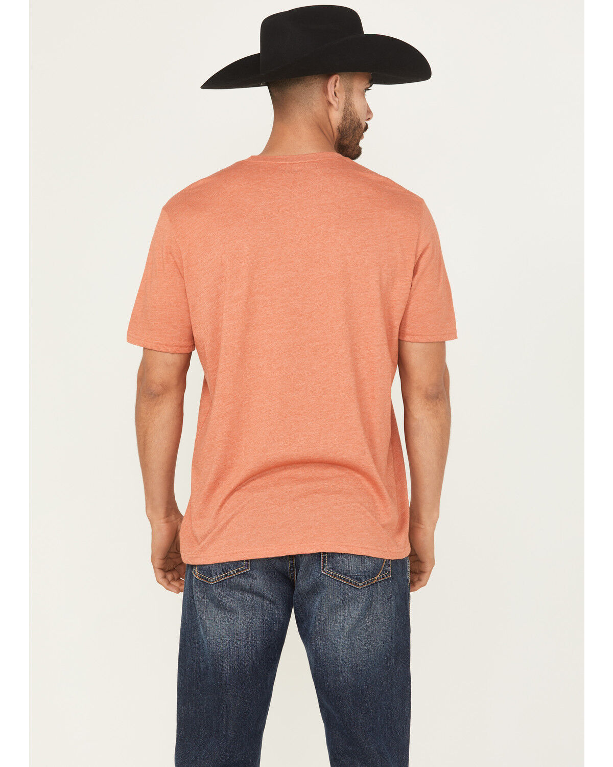 Image #4 - Wrangler Men's Roped Logo Short Sleeve Graphic T-Shirt, Orange, hi-res