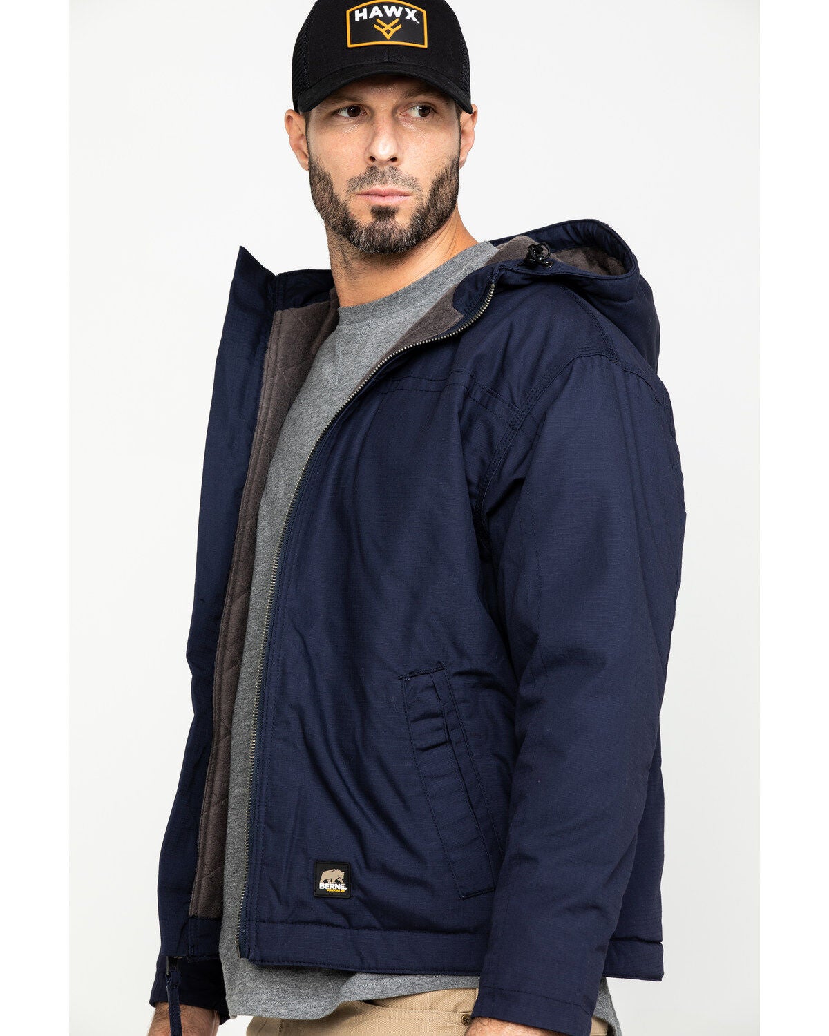 berne hooded jacket