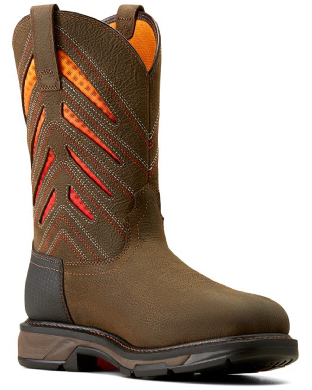 Ariat Men's WorkHog&reg; XT VentTEK Waterproof Work Boots - Carbon Toe, Brown, hi-res