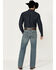 Image #3 - Cody James Men's Bozeman Wash Duke Relaxed Bootcut Stretch Denim Jeans, Medium Wash, hi-res