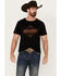 Image #1 - Moonshine Spirit Men's Diamond Short Sleeve Graphic T-Shirt, Black, hi-res