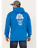 Image #4 - Ariat Men's Rebar Roughneck Pullover Hooded Sweatshirt, Blue, hi-res