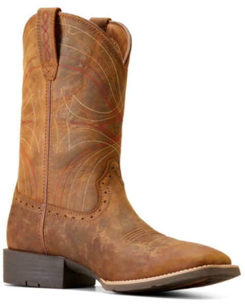 Image #1 - Ariat Men's Sport Western Boots, Brown, hi-res